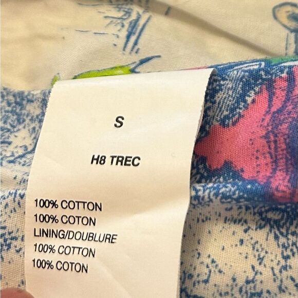 Anthropologie Manoush Women's Cream Light Tan Cropped Blazer Trench Size Small - Picture 4 of 10